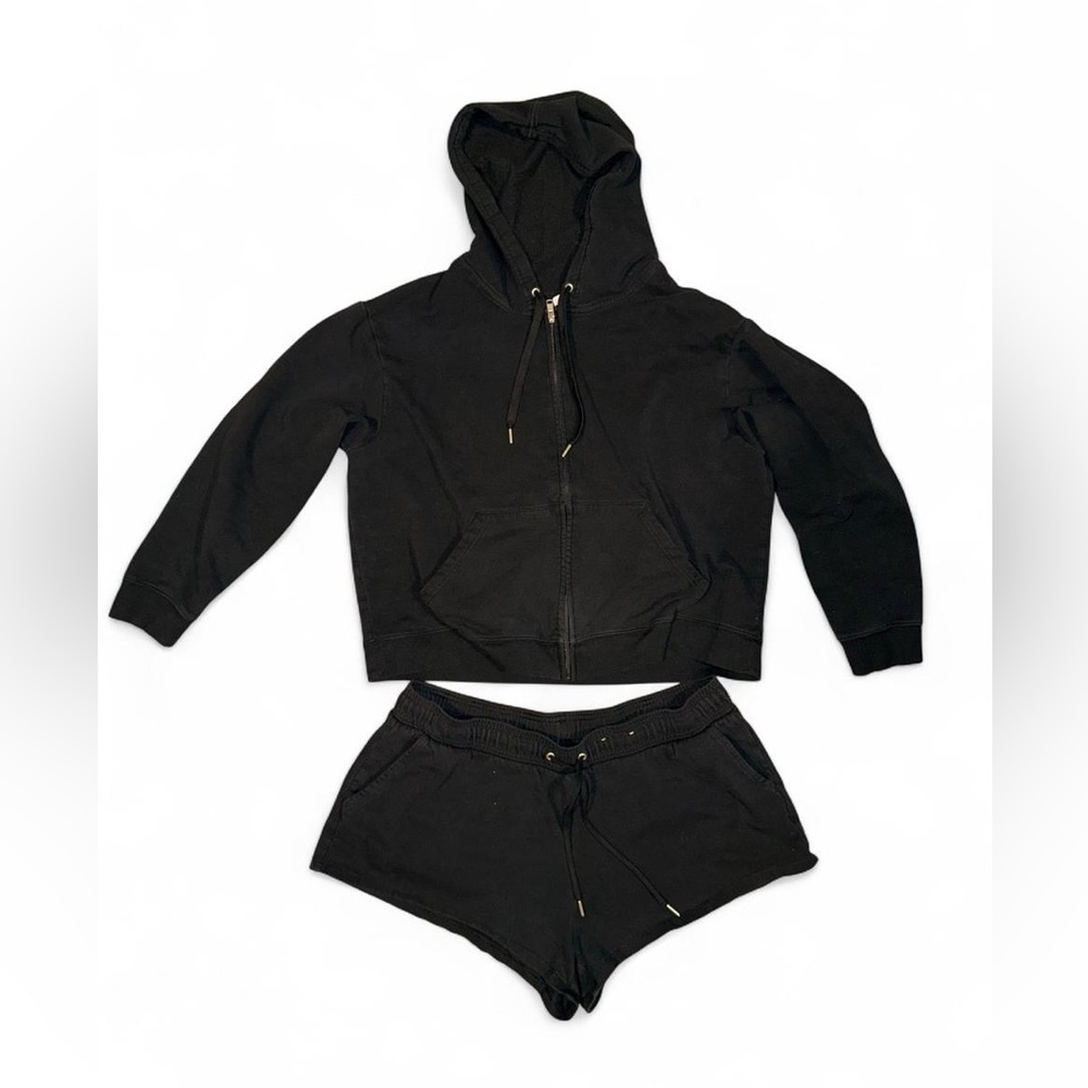 Auden Fleece Short and Cropped Hoodie Set XL